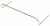 207208001 fleshouder-draad