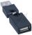 65260 ADAPTER DRAAIBAAR USB 2.0-A STEKER > USB 2.0-A CONTRA
