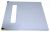 88019098 31780 deur-afdekplaat flessenrek chroomstaal/RVS