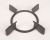 140237135060 Rooster, pannendrager, TRIPLE CROWN BURNER, vaatwasmachinebestendig