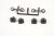 133.0733.221 set druktoets D8 ABS V0 BK HT 3S+frame