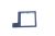 140208196026 kader, knop, zwart, 56,7x40,5x14