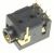 3722-003882 jackaansluiting;1P/7C,P-BRONZE,zwart,gebogen,3.5P