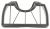 DJ61-02006A filterhuis; ABS, Ebony Black, HG-0760GP