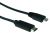 USB 3.1 C stekker / micro USB 2.0 B stekker, 0,5m