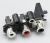 943643103110D RCA-connector 3-pin verticaal RCDN9/DRAN4