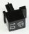 1511440200 C00871533 knop halve lading - zwart