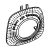 1183633039 slangverbinding, zwart