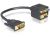 65061 Adapter DVI29 stekker naar VGA en 3x c -aansluiting