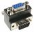 65265 Adapter SUB-D 9-polig stekker > bus 270° gekanteld