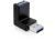 65340 adapter USB 3.0 stekker-bus gekanteld 270° verticaal