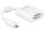 65557 adapter HDMI Micro-D stekker > VGA-aansluiting met audio wit
