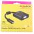 65558 adapter HDMI Micro-D stekker > VGA-aansluiting met audio zwart