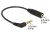65673 audiokabel jack-stekker haaks 3,5mm 4-polig > jack-contra 2,5mm 3-polig stereo 17,5cm
