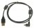 83250 kabel USB-A steker > USB Micro-B steker haaks 270°