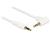 83757 jackkabel 3,5mm 3-polige stekker > stekker haaks 2m kleur wit