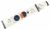 8110-002.01 TAFELCONTACTDOOS 3-VOUDIG MET OVERBELASTINGSBEVEILIGING 1,5M WIT