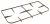 C00570763 488000570763 2 BURNERS GRID WORK C60 NO RUBBER