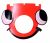 325958 Henry clip-on gezicht rood