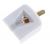4968 PU-NAALD GOLDRING G 800 E ZWART DIAMANT