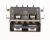 3722-003240 USB chassisdeel, 4P/1C, AU, BLK, ANGLE-OFFSET, A