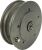 10150068 voorwielset (velg met lager)