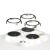 1194 PanzerGlass Hoops cameralensbescherming iPhone 15 Pro | 15 Pro Max | White Metal